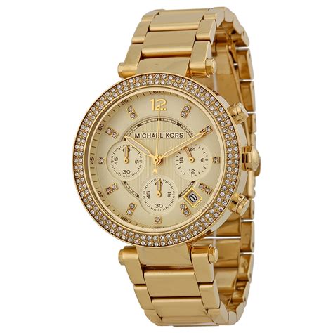 michael kors parker mk5354|Michael Kors parker champagne dial.